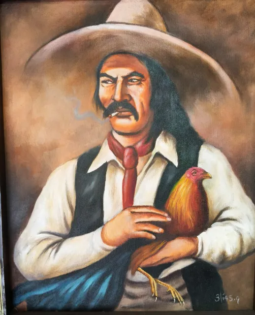 El hombre del gallo